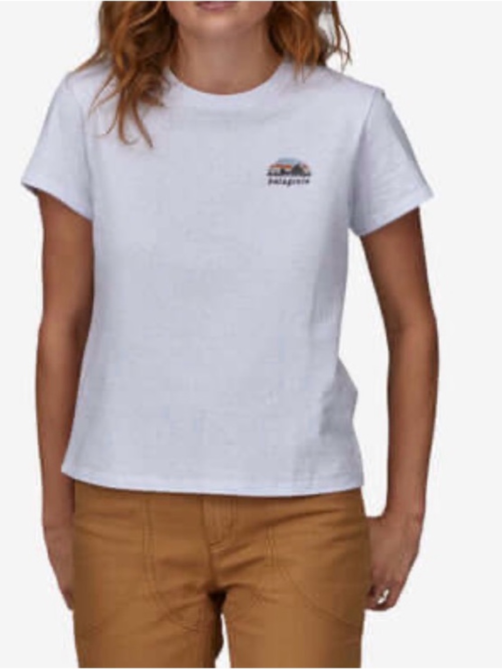 Patagonia Skyline Stencil Responsibili-Tee - WHITE 37673, Size M